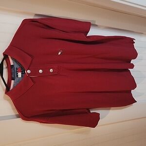 Tommy Hilfiger polo shirt Men's M Cranberry